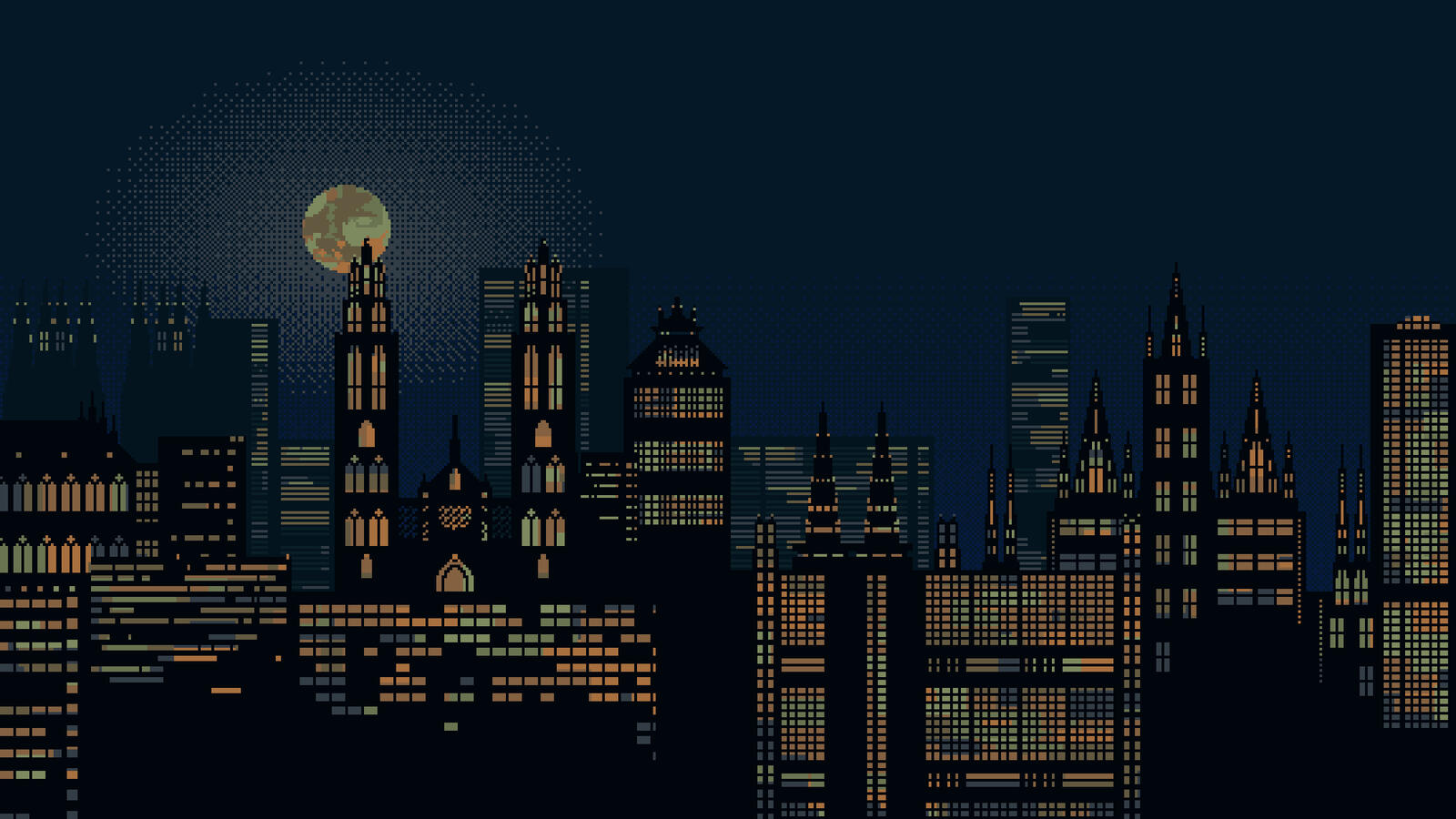 City at night (commission)